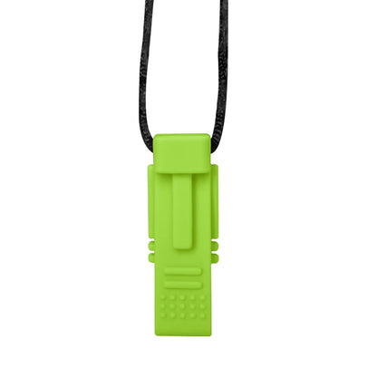 1pcs silicone teether children building block chewing necklace sensory chewing molar pendant oral motor toy for ADHD boy gift