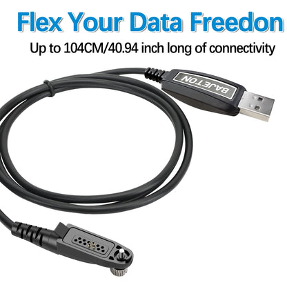 BAJETON Original USB Programming Cable For Bajeton BJ-9000 Radtel RT-950 RT-950 PRO Ham Radio