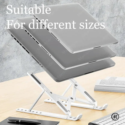 Portable foldable computer monitor stand, adjustable laptop stand, suitable for small-sized tablet dock accessories