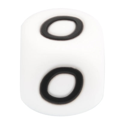 Lofca 100Pcs 12MM Silicone Letter Beads Silicone Beads Loose Beads Food Grade DIY Bracelet Necklace Pacifier Chain Accessories