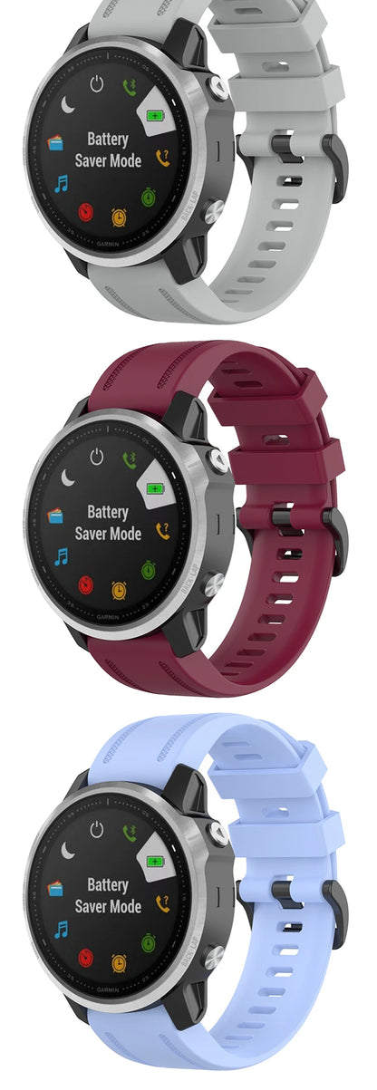 20 22 26mm Silicone Strap for Garmin Fenix 6 6X Pro 6S 7S 7 7X 5S 5 5X Plus 965 Epix Pro Gen2 47 51mm Watchband QuickFit Correa