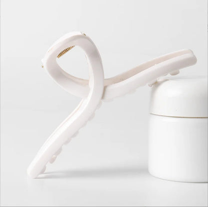 2/4Pcs Women Hair Claw Clip Cross Matte Hairpin Fashion Hairgrips Large Hair Claw Crab Clips Girls Korean Hair Accessories