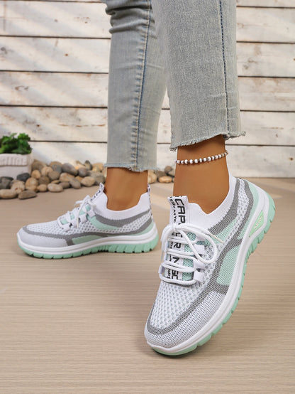 Women's shoes summer 2026 casual sneaker new style two-color single shoes, versatile, casual and fashionable work shoes