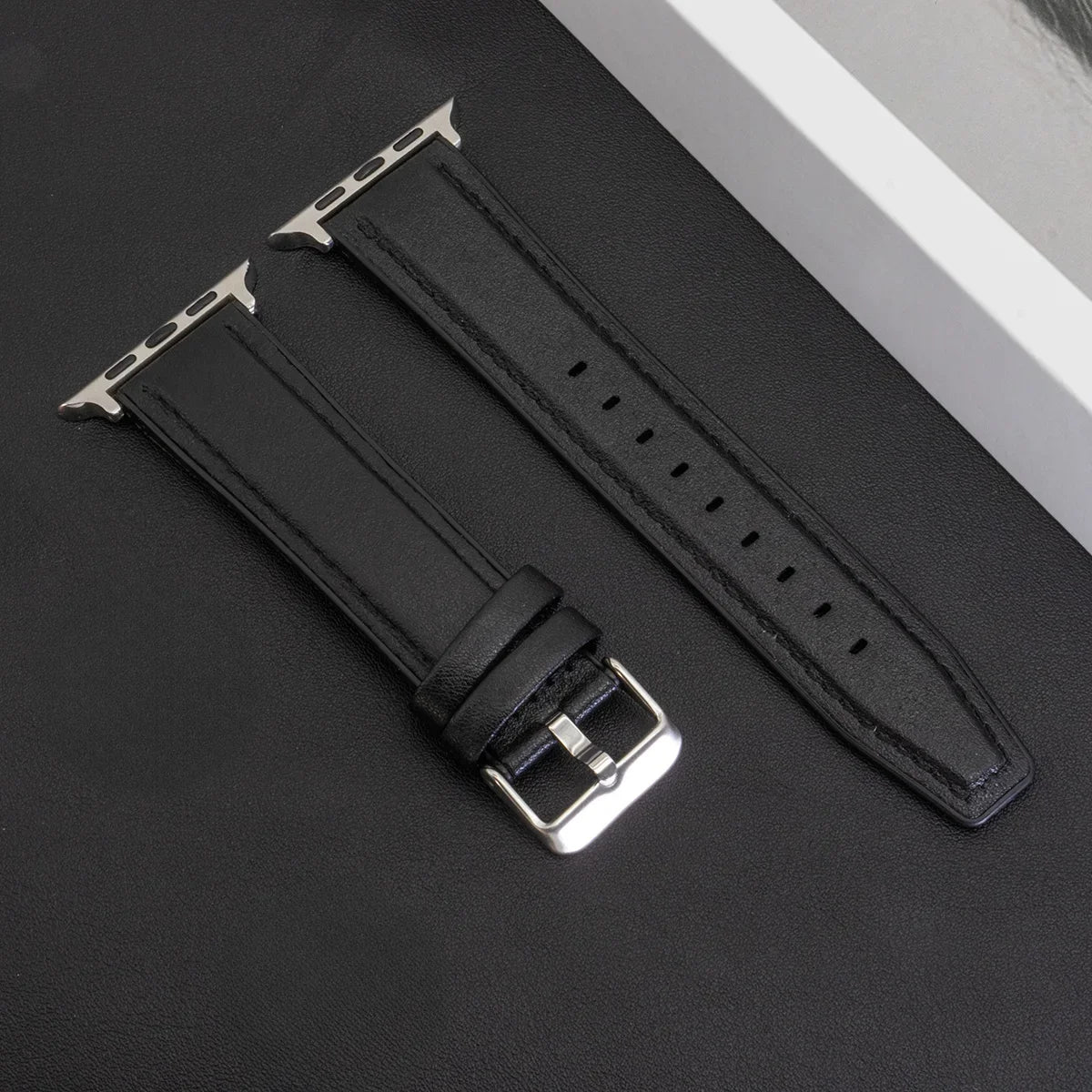 Leather Band Strap for Apple Watch Band Ultra 3 49mm 11 10 9 8 7 46 45 41mm High Quality for IWatch Series 6SE54 44 40mm Correa