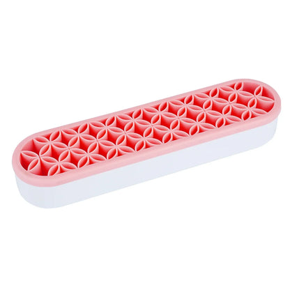 Silicon Nail Brush Makeup Brush Display Stand Rack Storage Case Brush Drying Shelf Brush Holder Make UP Holder Organizer