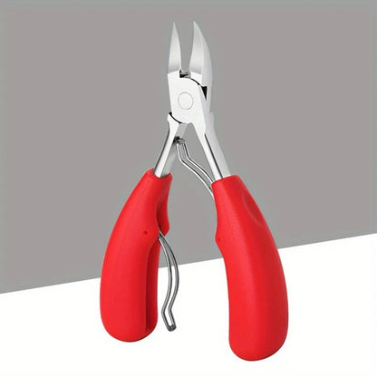 Professional Grade Concave Stainless Steel Nail Clippers for Thick Nails and Ingrown Toenails Sharp Curved Blade for Easy Trimmi