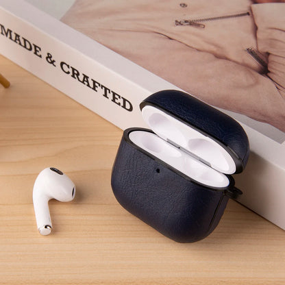 Retro Leather PU Case For AirPods 4 4th ANC 2024 Cover With Cleaner Pen Headphone Wireless Charging Box For AirPods 4 Coque Capa