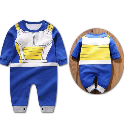 0-18 Months Anime Baby Rompers Newborn Cosplay Costume Infant Akatsuki Nezuko Tanjirou Cotton Clothes Boys Girls Kids Outfit