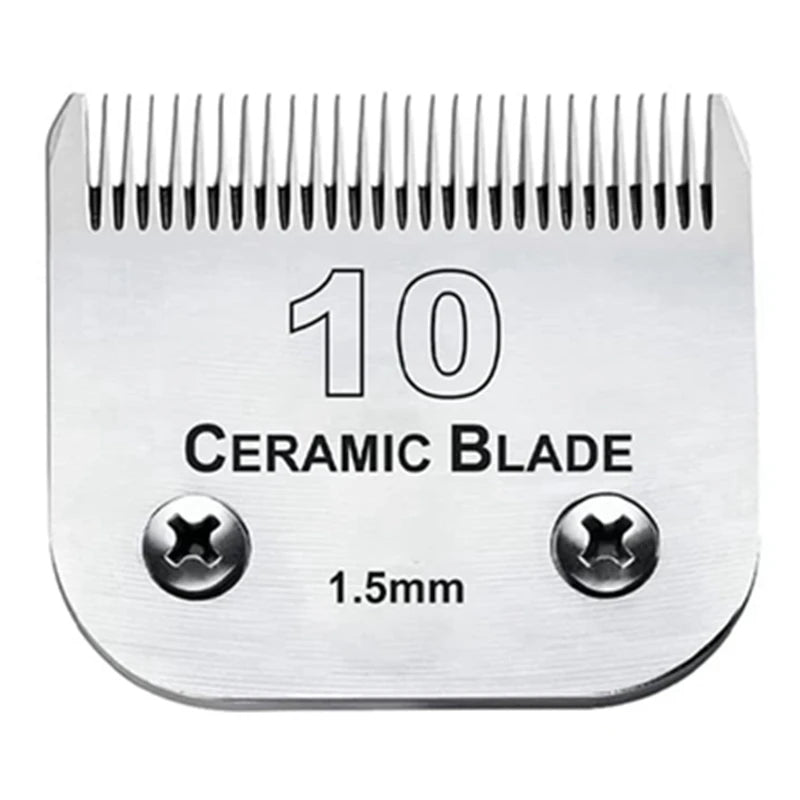 Detachable Pet Dog Cat Grooming Clipper Ceramic Blade Compatible with Most Andis，Oster A5，Wahl KM10 Series Animals Clippers
