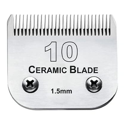 Detachable Pet Dog Cat Grooming Clipper Ceramic Blade Compatible with Most Andis，Oster A5，Wahl KM10 Series Animals Clippers