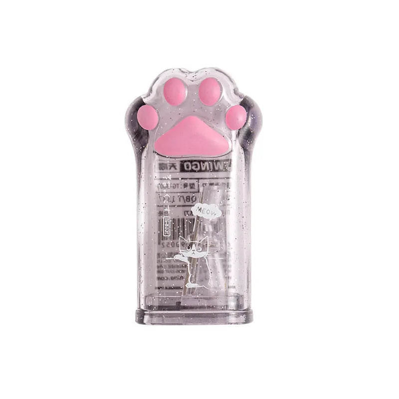 Kawaii Cat Paw Shaped Pencil Sharpener Stationery Kids Gift  Cute School Supplies  Korean Stationery