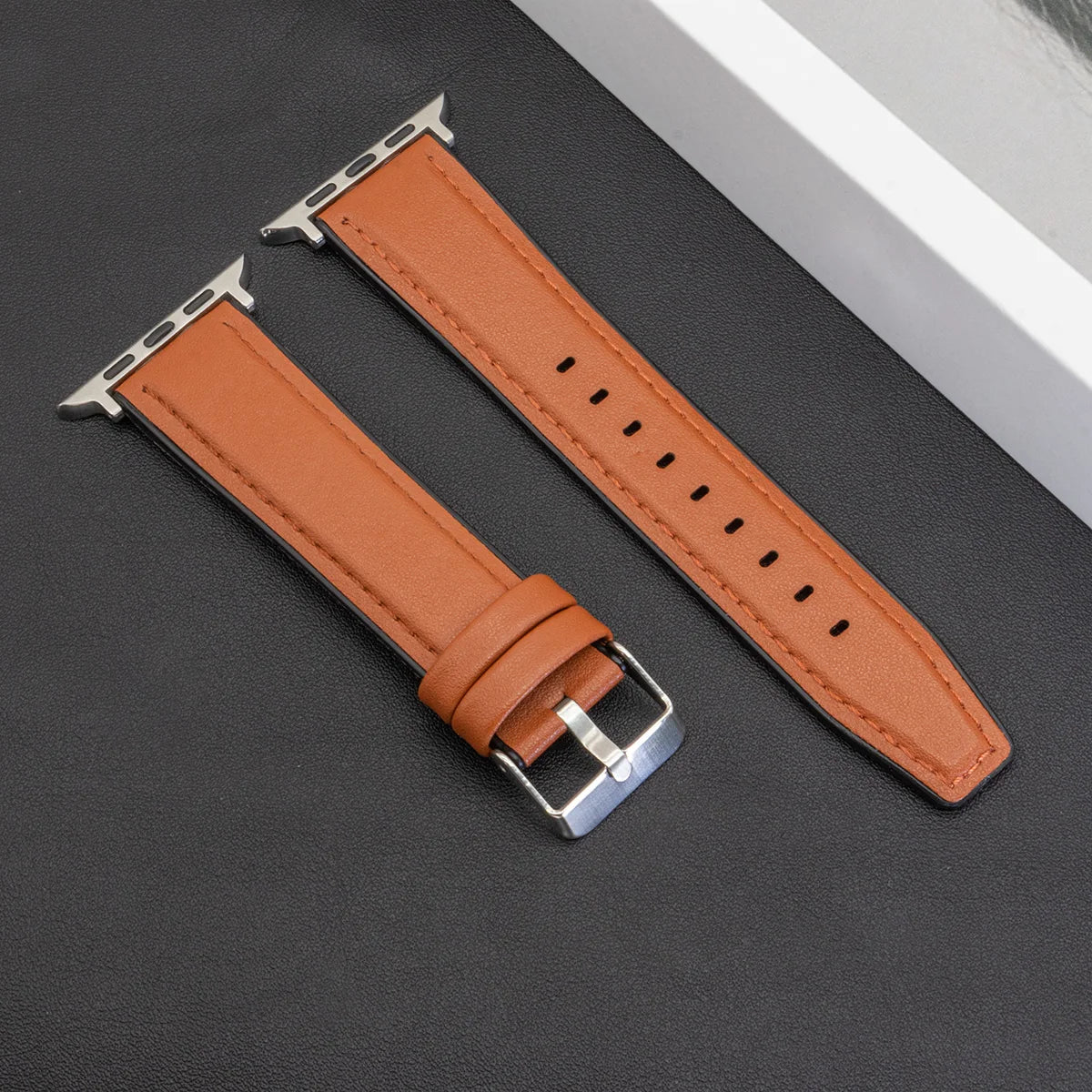 Leather Band Strap for Apple Watch Band Ultra 3 49mm 11 10 9 8 7 46 45 41mm High Quality for IWatch Series 6SE54 44 40mm Correa