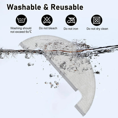 Mop Cloth For Xiaomi Robot Vacuum X10 For Dreame Z10 Pro Wipes Rags Vacuum Cleaner Spare Parts