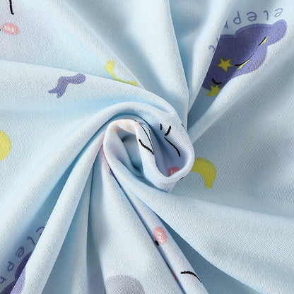 2-piece children's summer cute cartoon printed short sleeved shorts set for boys and girls casual and comfortable T-shirt shorts