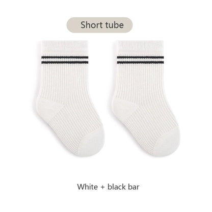 Long Tube Baby Socks Summer Breathable Children'S Socks Soft Cotton Stockings For Baby Socks For Babies