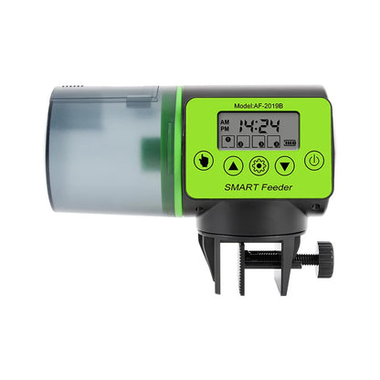 Automatic Fish Feeder Digital Fish Tank Aquarium Food Dispenser Plastic Intelligent Timing Electric Fish Feeding Tool For Turtle