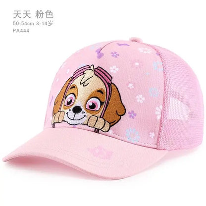 Genuine Paw Patrol Kids Baseball Cap Embroidery Children Girls Boys Sun Hat Spring Summer Outdoor Adjustable Visor Baby Cap