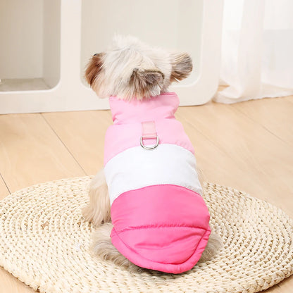 Pet Dog Hiking Jacket With R-ing Warm Dog Clothes Windproof Outdoor Camping CoatFor Small Dog Coat Chihuahua Yorkshire Outfits