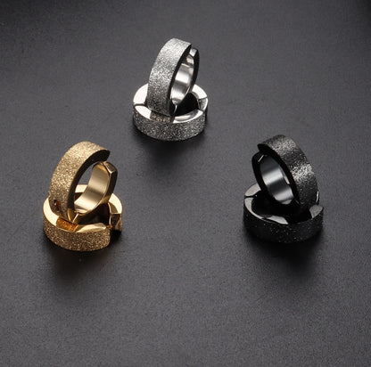 1 Pair/9 Pairs Non-Piercing Earrings Stainless Steel Clip On Hoop Earrings For Men Women Paved CZ Ear Clip Earrings Set