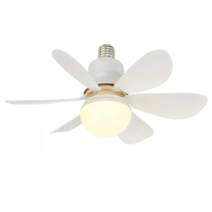 40W Ceiling Fan Light E27 with Remote LED Dimming Function Suitable for Living Room Study and Home use 85-265V