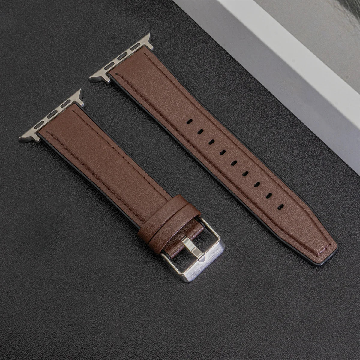 Leather Band Strap for Apple Watch Band Ultra 3 49mm 11 10 9 8 7 46 45 41mm High Quality for IWatch Series 6SE54 44 40mm Correa