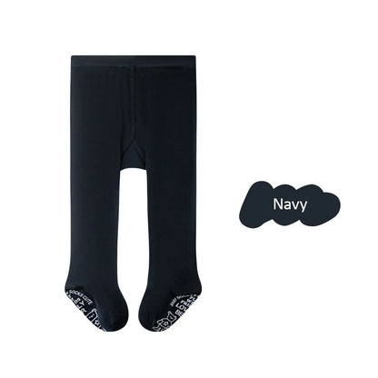 Autumn Baby Leggings Bow Knitted Baby Pantyhose Solid Color Children Pantyhose Toddler Kids Stockings For Boys And Girls