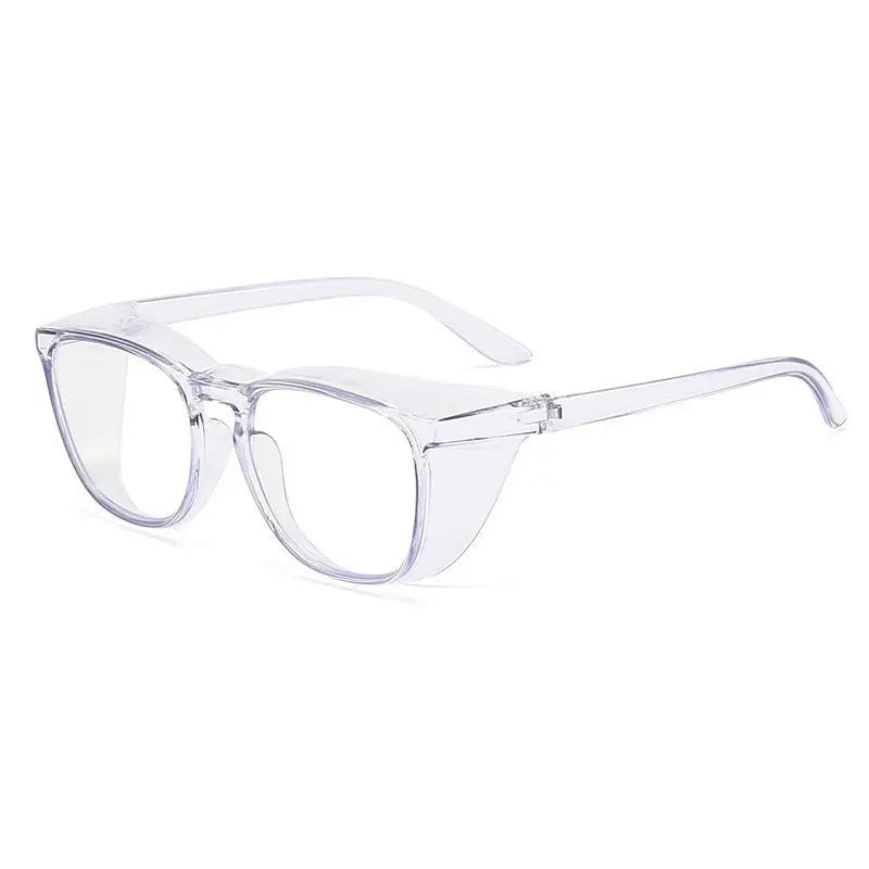SEAMETAL Anti Blue Light Glasses Lightweight PC Frames Square Clear Lens Glasses Anti Pollen Safety Goggles Eyewear Accessories