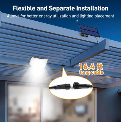 234/280 LED Solar Lights for Outside Motion Sensor Solar Flood Lights Waterproof Solar Powered Security Spot Garden Wall Lights