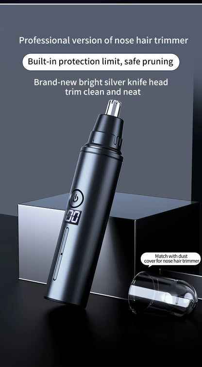 Mini Pocket Nose Hair Trimmer Painless Clipper Nose Ears Hair Eyebrow Waterproof Portable Trimmer For Men Women