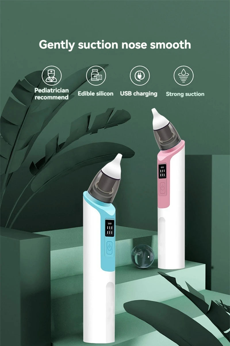 2026 New Pattern Baby Electric Nasal Aspirator for Newborn Charging Version Suction Tool to Prevent Nasal Congestion