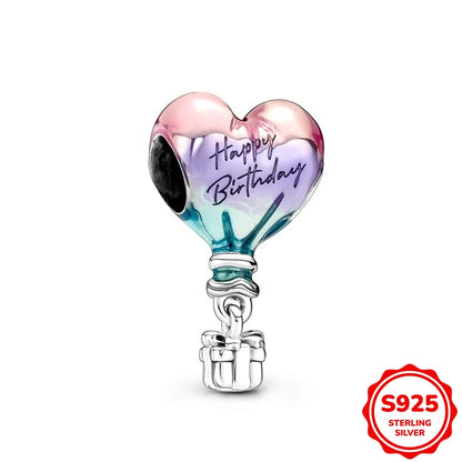 Hot Sale Charms Silver 925 Disney Pendant Beads Fits 3mm Bracelet Bangle Necklace For Women Luxury DIY Jewelry Making Fine Gifts