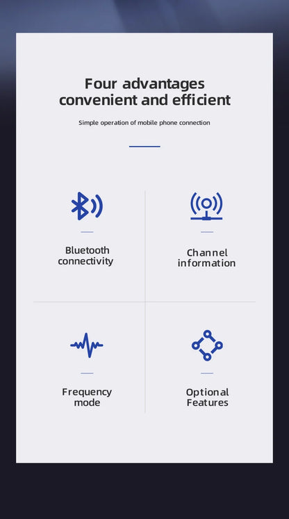 Wireless Bluetooth Walkie Talkie Programmer Adapter for Baofeng UV-5R UV-82 BF-888S UV-5RH Two Way Radio K-Plug App Frequency Wr
