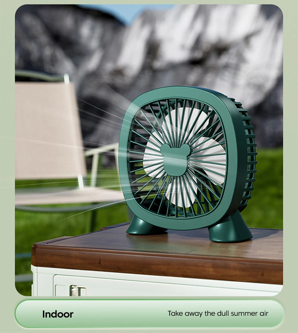 Portable Summer Mini Electric Fan For Home Office School Outdoor Camping Travel USB Direct Plug In Silent Handheld Desktop Fan