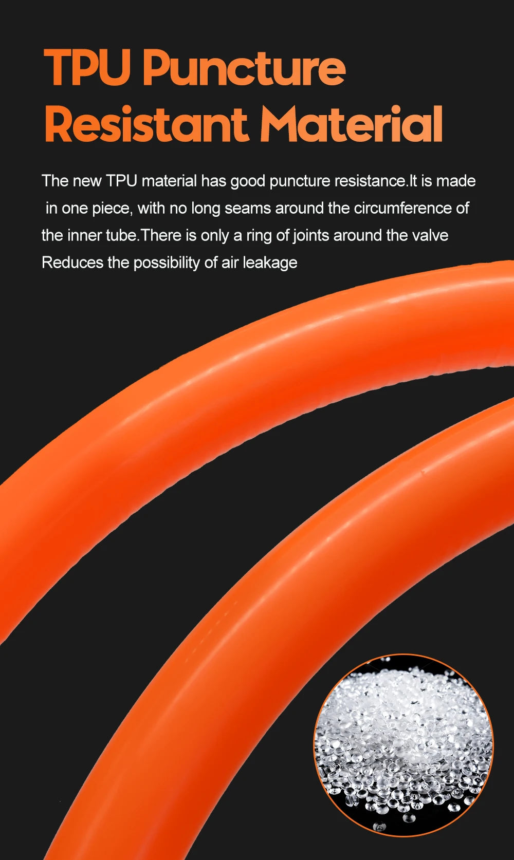 ThinkRider 1PSC Ultralight Bike Inner Tube 26 27.5 29 Inches MTB Bicycle TPU Material Tire 45mm French Valve Super Light