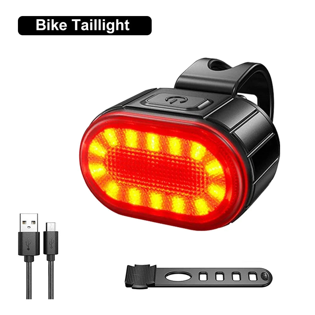 Bike Lighting Front and Rear Lights Bicycle Lamp Led Cycling Light Bike Flashlight for Bicycle Front Taillight Lantern
