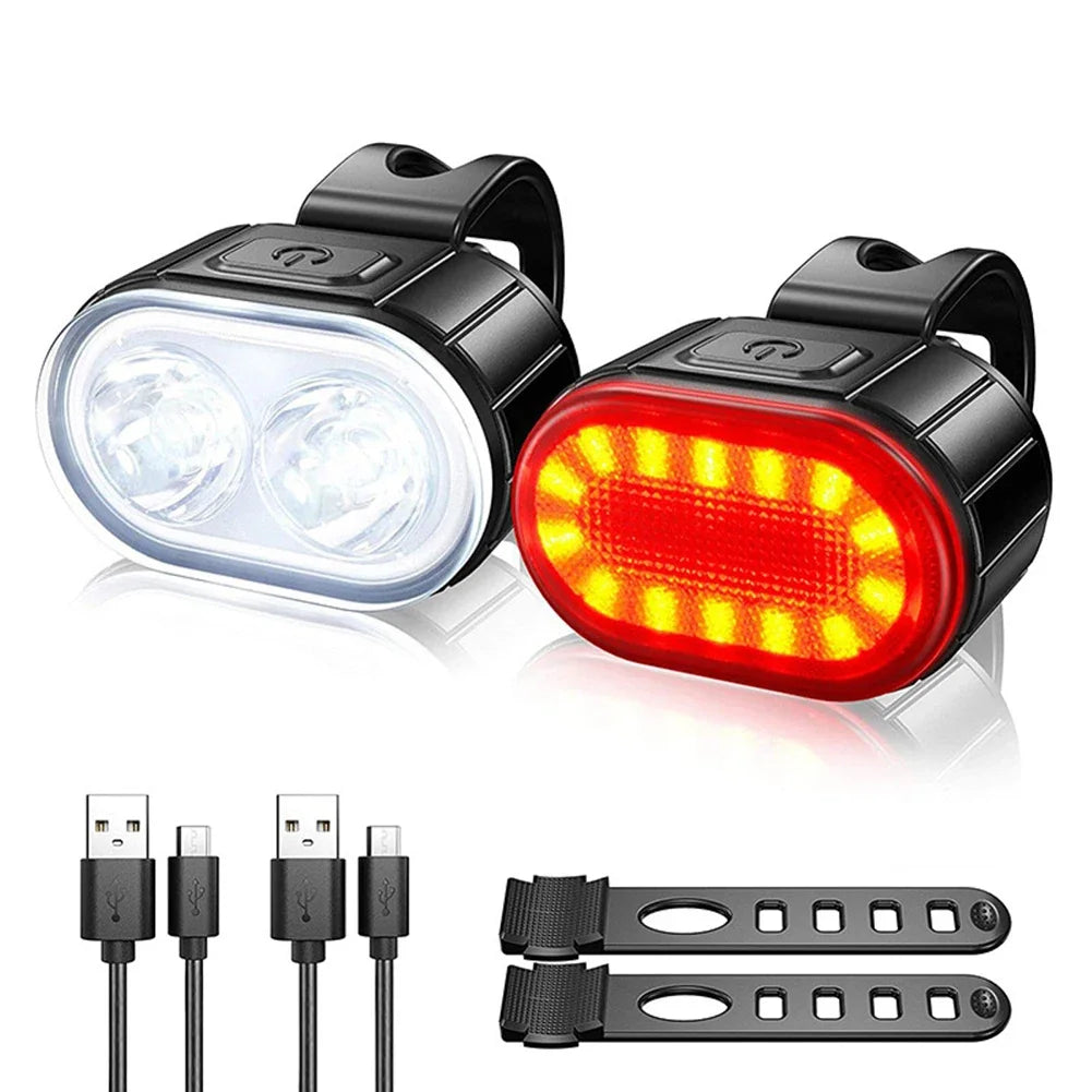 Bike Lighting Front and Rear Lights Bicycle Lamp Led Cycling Light Bike Flashlight for Bicycle Front Taillight Lantern