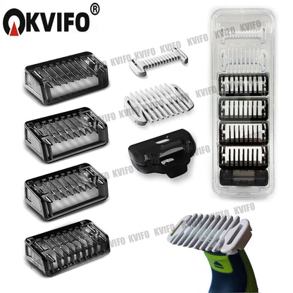 KVIFO 3-8PCS Guide Comb Guards for Philips One Blade QP2520 QP2530 QP2620 QP2630 QP6510 QP6520 QP6531 Electric Beard Trimmer