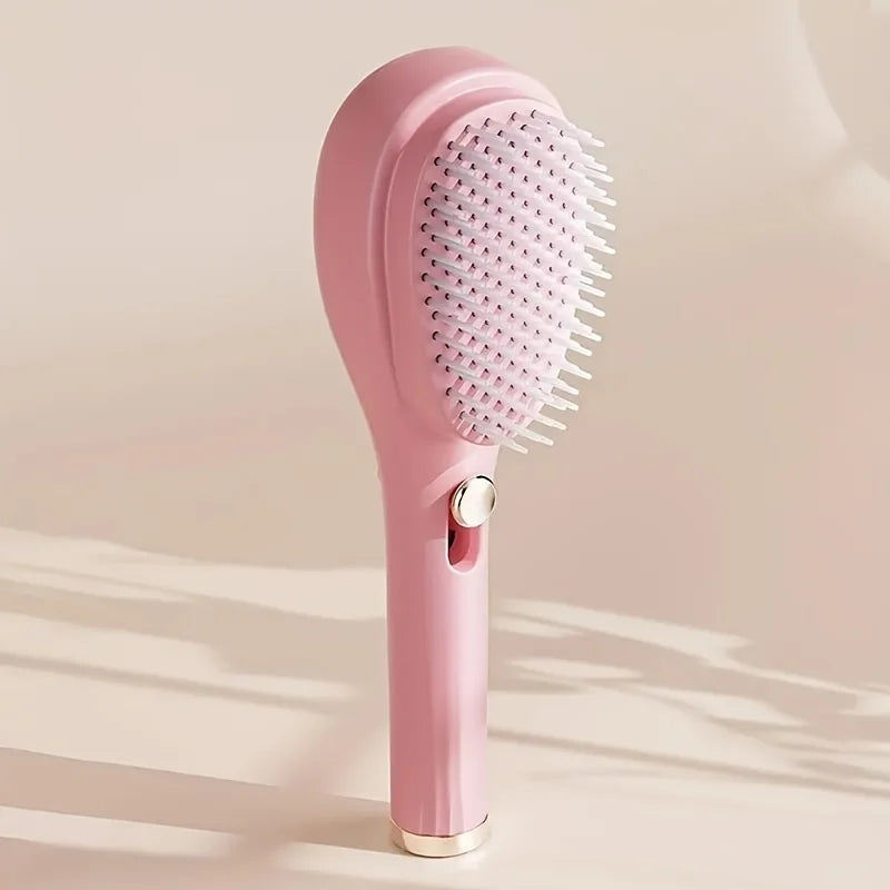 1pcs Magic Retractable Hair Comb-Anti-Static Scalp Massaging & Detangling Brush for All Hair Types Holiday Gift Box Beauty Tool