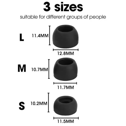 For Samsung Galaxy Buds Pro Eartips Earbuds Silicone Replacement Ear Pads Buds Noise Isolation Earplugs Earphone Accessories