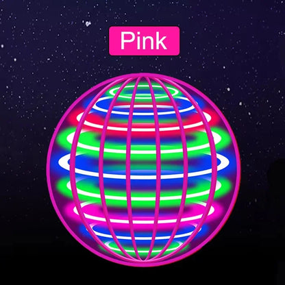 Flying ball, automatic spinning ball, LED dazzling lights, floating magic, fan, UFO flying machine, toy gift, game, sports ball