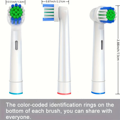 4/12/16 Pcs Replacement Toothbrush Heads Compatible with Oral-B Braun Professional Electric Toothbrush Heads Brush Heads