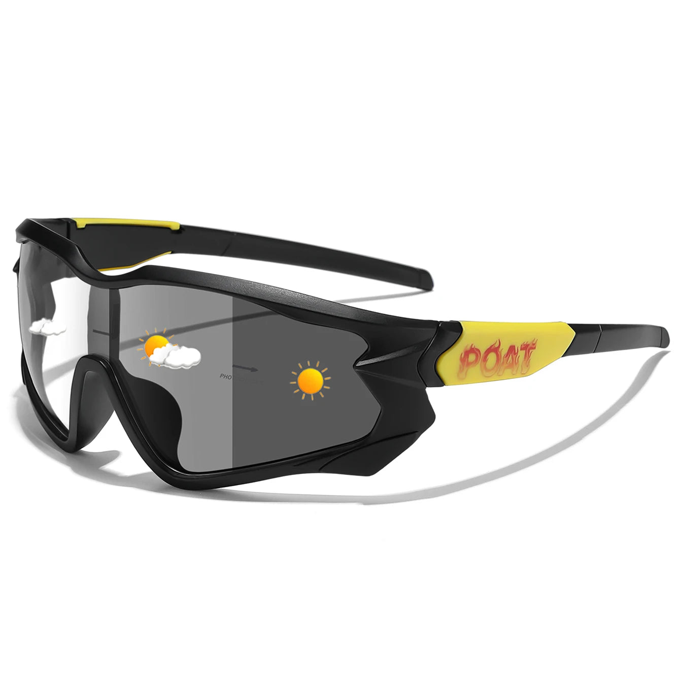 Fashion Brand Men Women Bicycle Photochromic Eyewear MTB Bike Fishing Running Cycling Sports Sunlasses Comfortable Goggles