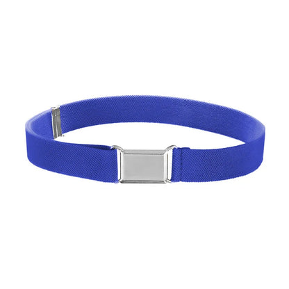 Women's Adjustable Elastic Stretch Belt Comfortable Invisible Waist Belt for Jeans Pants Dress Square Easy Buckles Waist Belt
