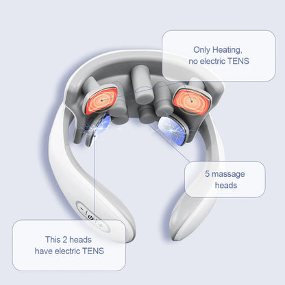 Smart Back Neck Massager Electric TENS Pulse Cervical Muscle Massages Wireless Shoulder Health Care H99 H62 JT88 F6Device