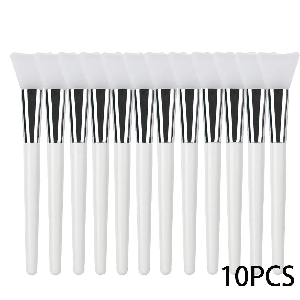 3/4PCS Silicone Face Mask Brush Application Tool Soft Silicone For Facial Mud Clay Mask Reusable Face Mask Spatula Beauty Tools