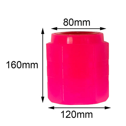 4pcs Fluorescent Pink Car Tire Valve Cap ABS Motorcycle Wheel Tyre Air Valve Stem Cover Luminous Tire Valve Cap