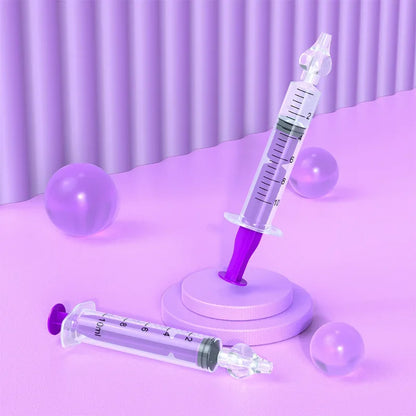 10ML Baby Nasal Syringe Set with 5 Silicone Heads Baby Nasal Aspirator Qucik Syringe Nose Cleaner Rinsing Tools for Infant Kids
