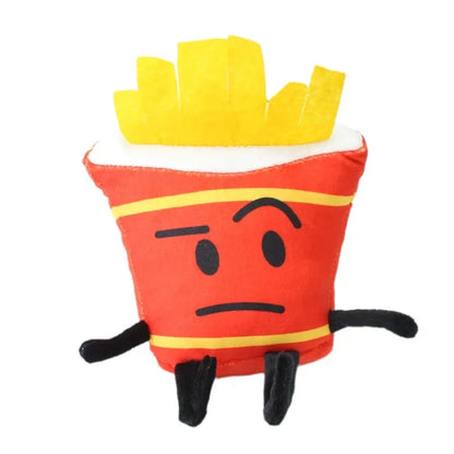 New Arrival BFDI Battle For Dream Island Plush Toy 70 Stuffed Doll Soft Animal X Number Blintz Block Marker Stapler French Fries