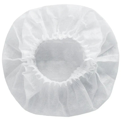 100 PCS Microphone Hygiene Cover Odor Removal Disposable Disposable Non-woven Windscreen Protective Mic Pad for KTV Karaoke Supp