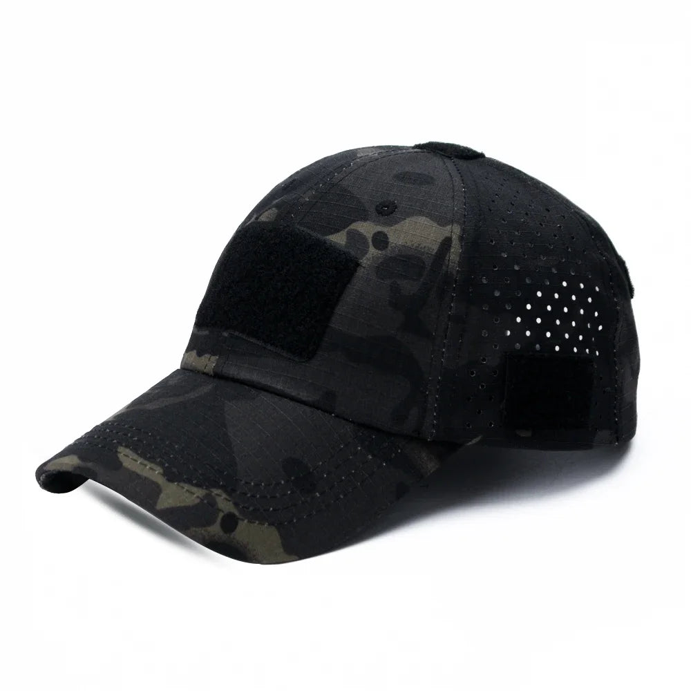 Camouflage Baseball Cap Breathable Sun Protection Hat Outdoor Sports Hunting Hiking Camping Fishing Sun Hats